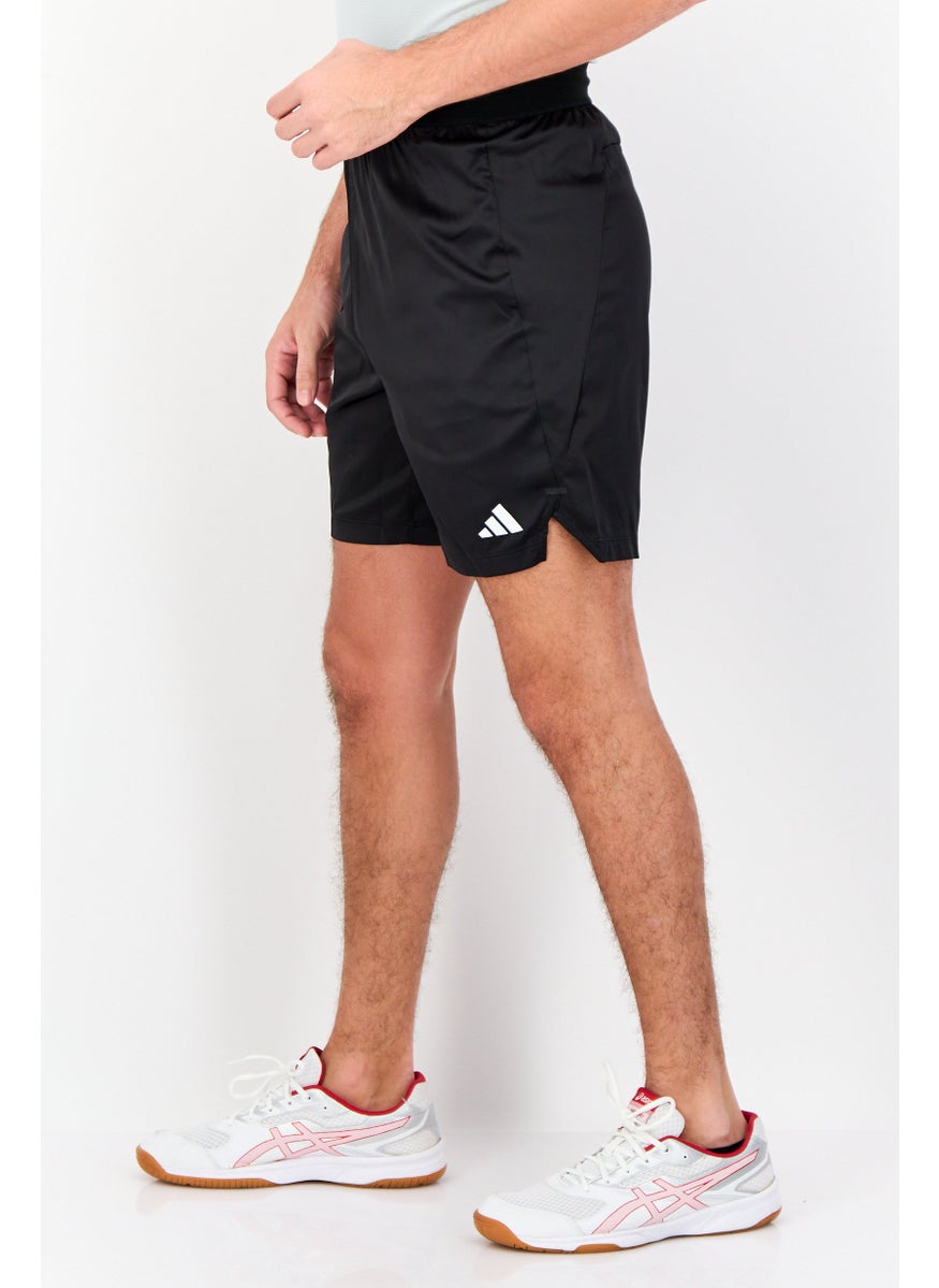 Adidas - Men Regular Fit 7 Inseam Training Shorts, Black - Image 1