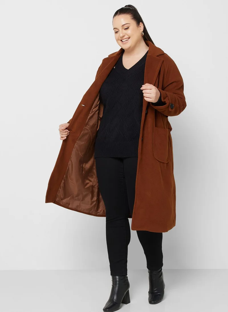 Ella Plus Long Chuck On Coat