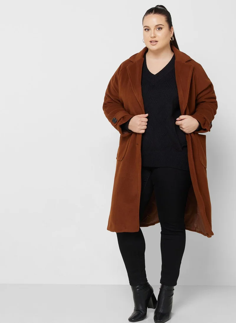Ella Plus Long Chuck On Coat