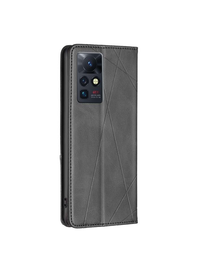 زبون جراب لهاتف Infinix Zero X / X Pro، جراب جلدي مغناطيسي منشوري غير مرئي - Image 3