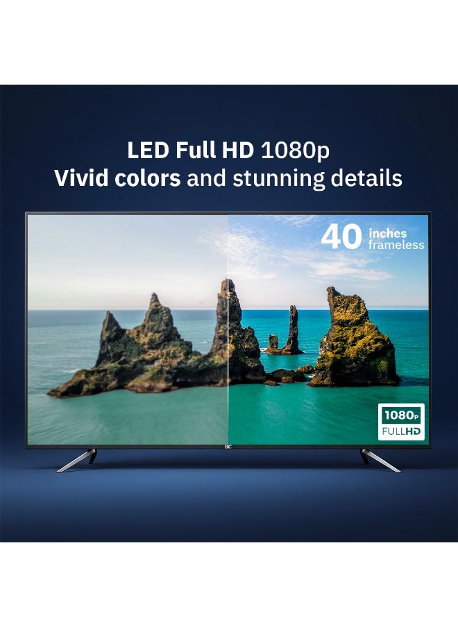 ELC - ELC 40 Inch HD LED Smart. Built in Receiver  TV - 40Z1TSRV - Image 1