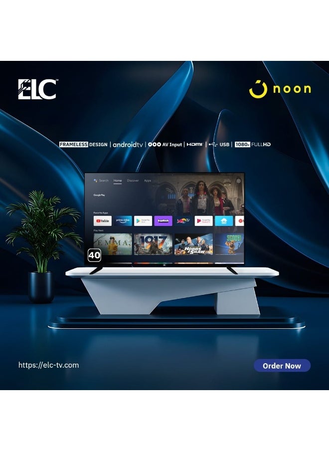 ELC - ELC 40 Inch HD LED Smart. Built in Receiver  TV - 40Z1TSRV - Image 1