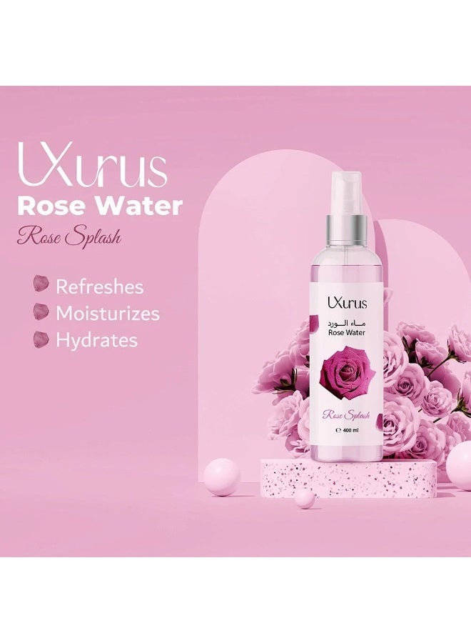 لكسورس ماء الورد المرطب للبشرة - 400 مل - Image 4