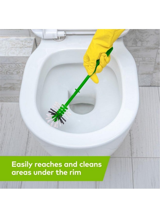 Scotch  Plastic Toilet Brush With Holder, Green - Image 3