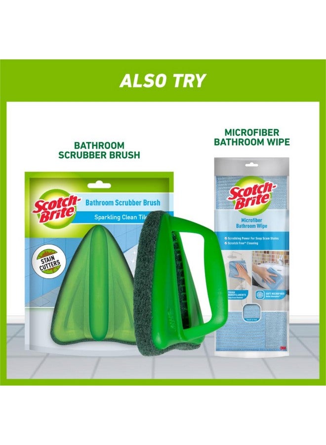 Scotch  Plastic Toilet Brush With Holder, Green - Image 4