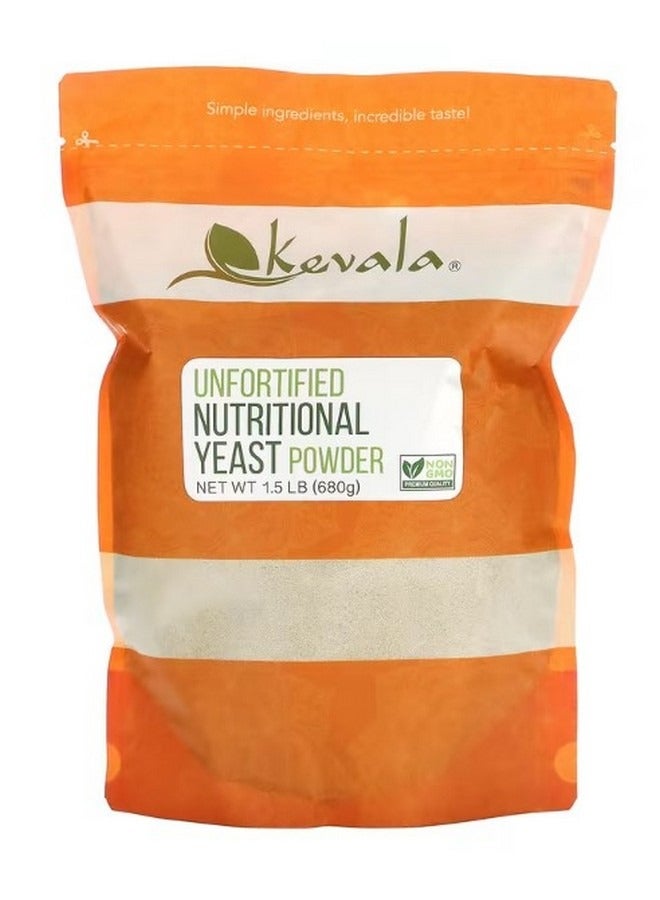 Kevala Unfortified Nutritional Yeast Powder 1.5 lb 680 g - Image 1