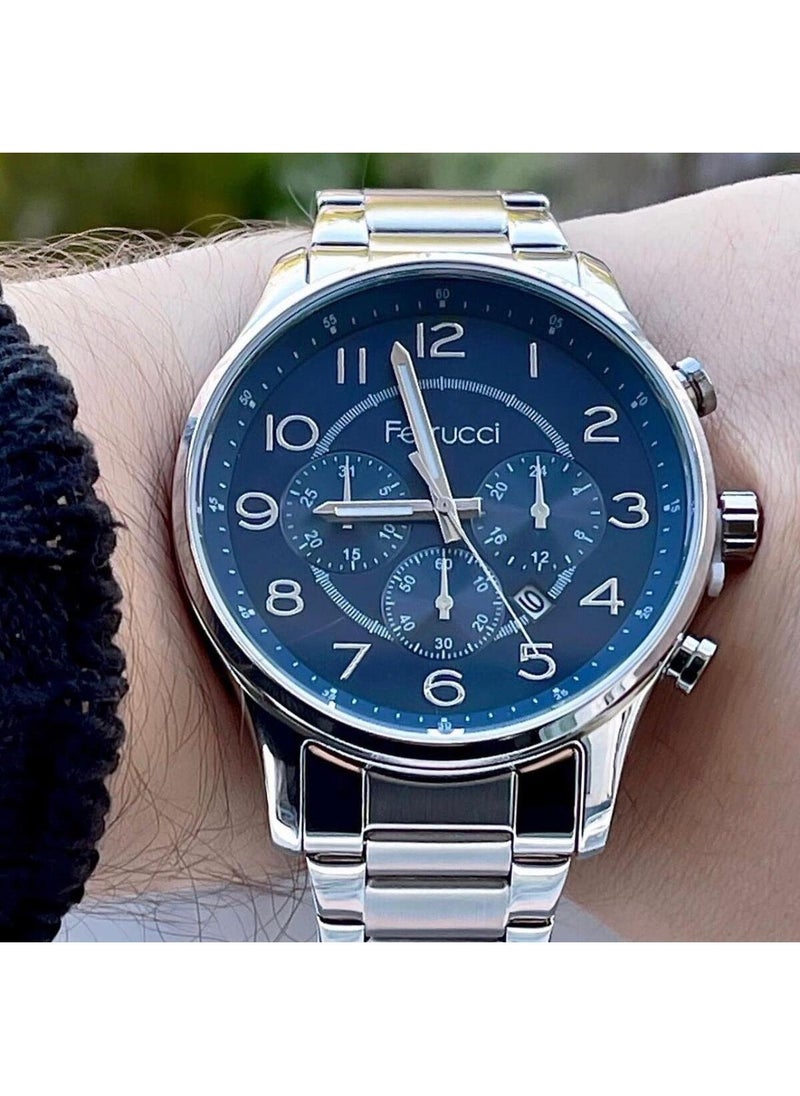 Ferrucci - Men's Metal Band Wristwatch - Image 1