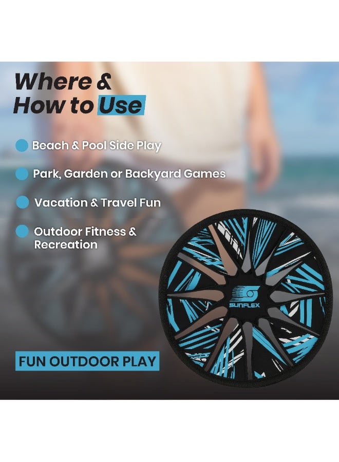 صنفليكس قرص طائر صن فليكس فينوس أكشن برو من النيوبرين قرص ناعم للرمي والالتقاط والشاطئ والحديقة - Image 5