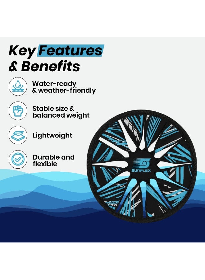 صنفليكس قرص طائر صن فليكس فينوس أكشن برو من النيوبرين قرص ناعم للرمي والالتقاط والشاطئ والحديقة - Image 3