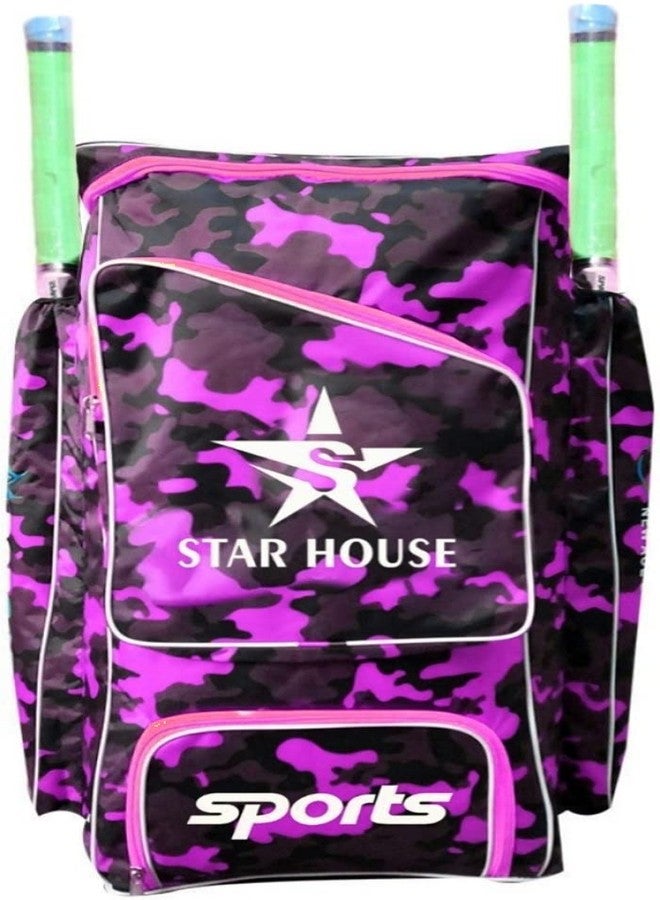 Star House Best Cricket Kit Bag Dashing Look for Youth Nylon Material (Purple) - Image 1