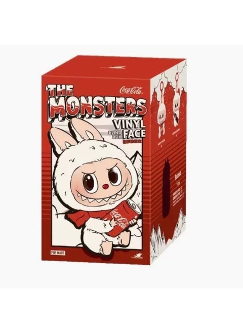 Cartoon LABUBU Coca Cola Series Vinyl Face Blind Box Macaron Pendant Toy