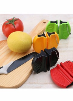 Excefore Knife Sharpener Mini Kitchen Blade Sharpening Tool to Restore Non-Serrated Knife, Portable Double-Sided Knife Sharpening Gadget for Hardened Knives Global Bread Knives Hunting Knives Scissor  - Image 5