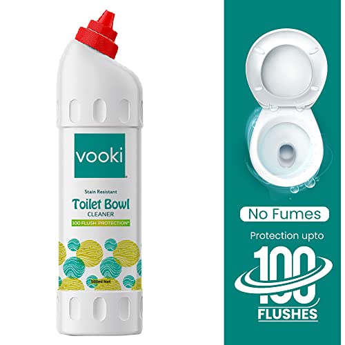 Vooki Ecofriendly Toilet Cleaner, 100 Flush Protection Toilet Bowl Cleaner Liquid, Home and Commercial Use - 500 Ml (Pack of 2) - Image 2