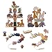 Smartwo Wooden Animals Threading Toys Lacing Beads for ToddlersStacking Blocks Balance GameFamily Educational Preschool Learning Toy Preschoolers Montessori Classroom ActivitiesIdeal Gift for Kids - Image 2