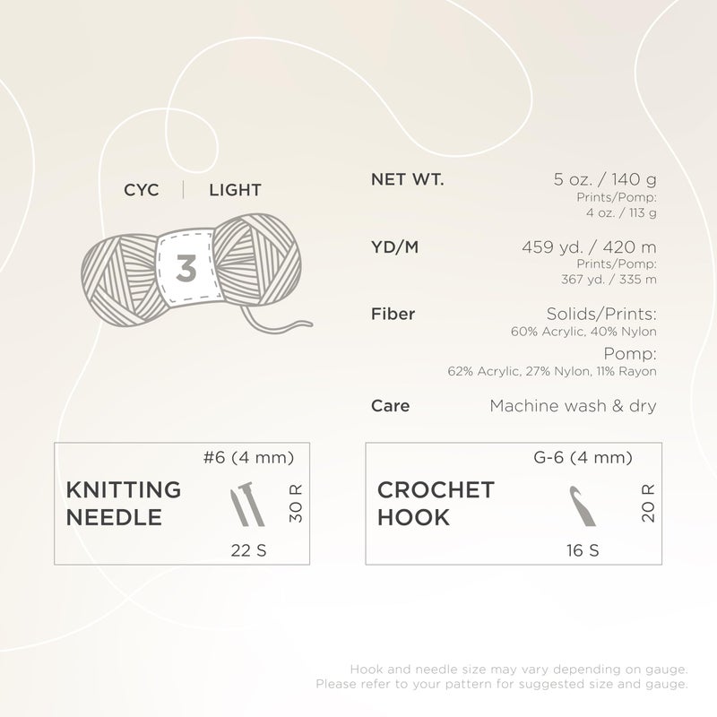 Lion Brand Yarn, Baby Soft Baby Blanket Yarn for Crocheting, Knitting, and Crafts, Little Boy Blue Multicolor, 1 Pack - Image 4