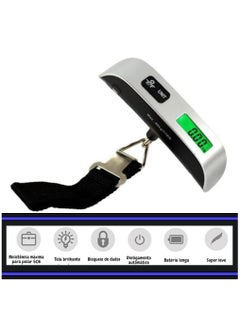 20 20 Planet CARE EVERYDAY LCD Display Portable Digital Luggage Weighing Scale Black/Silver  - Image 4