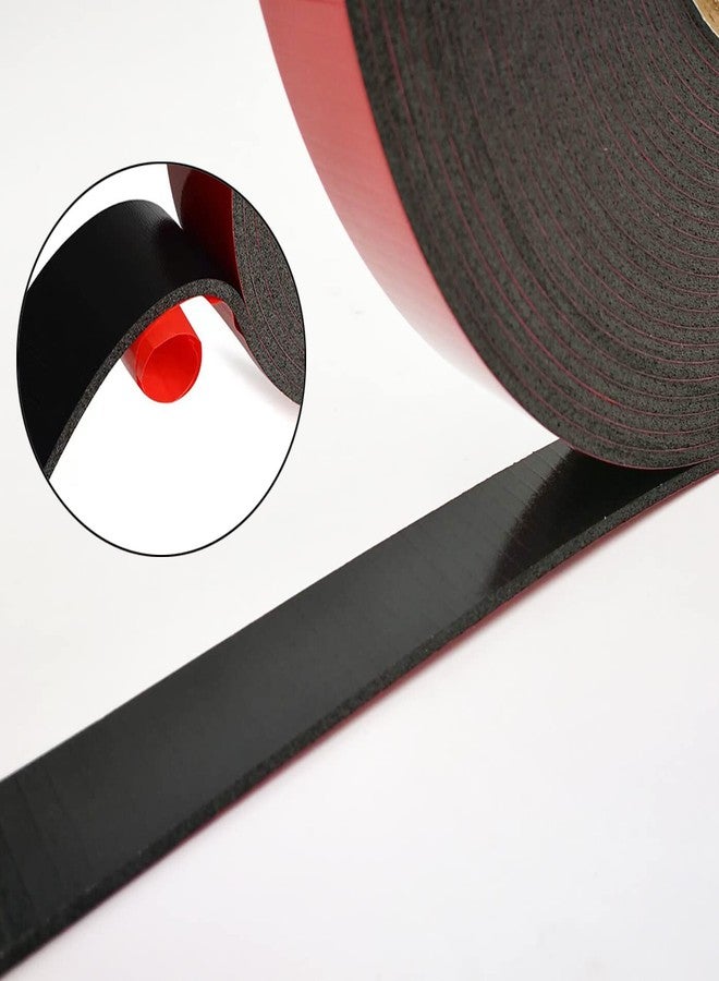 LLPT Double Sided Foam Tape 1 Inches x 50 Ft Durable Adhesive Weatherproof for Fill Gaps Attach Bond and Mount Uneven Or Textured Surfaces (T004A) - Image 2