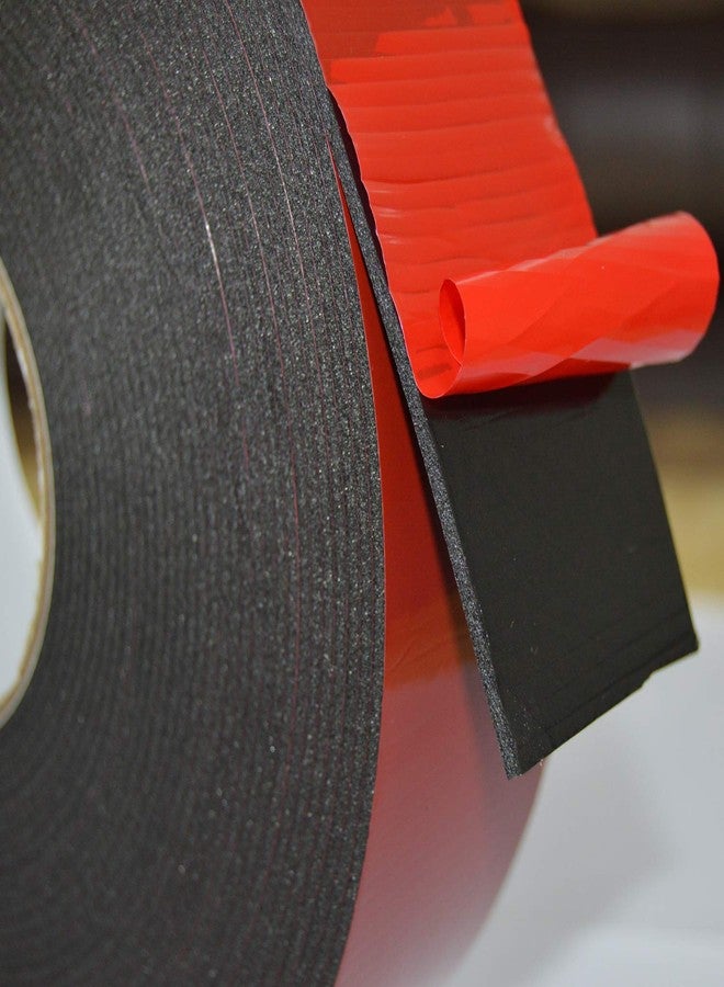 LLPT Double Sided Foam Tape 1 Inches x 50 Ft Durable Adhesive Weatherproof for Fill Gaps Attach Bond and Mount Uneven Or Textured Surfaces (T004A) - Image 4