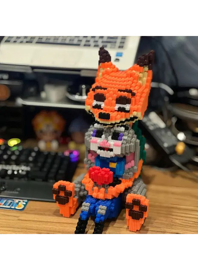 LS8024 4800pcs Zootopia Judy Nick 3D Puzzle DIY Interlocking Blocks Gift - Image 5