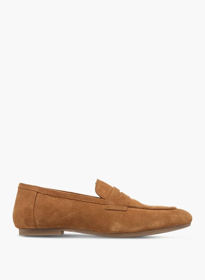 Paprika Women's Suede Slip-On Loafers