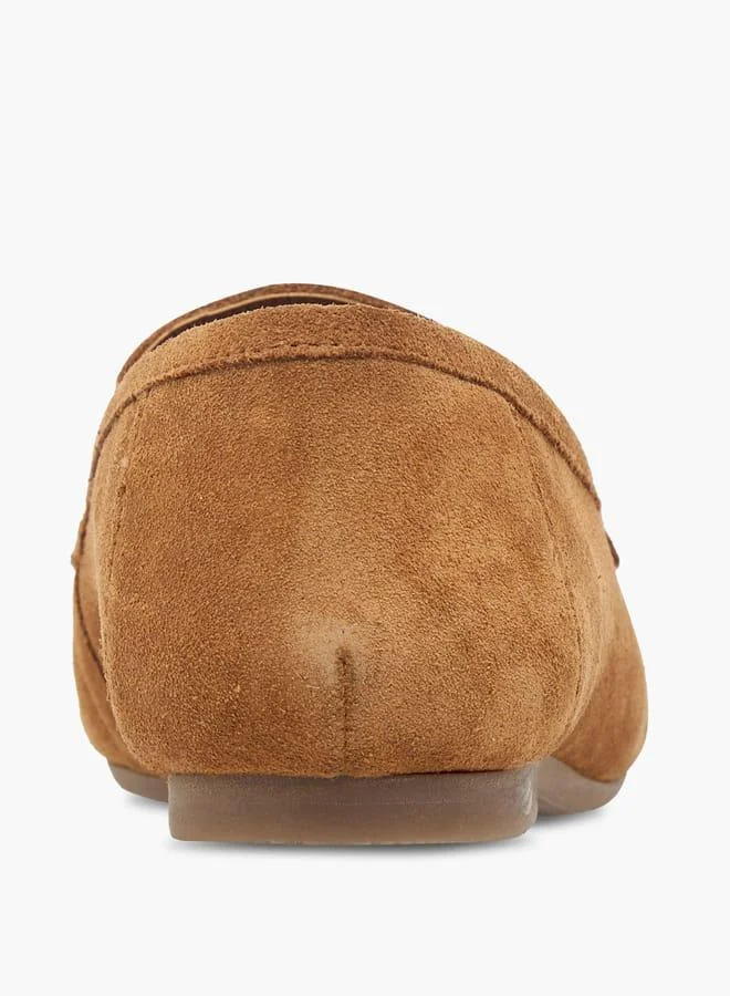 Paprika Women's Suede Slip-On Loafers