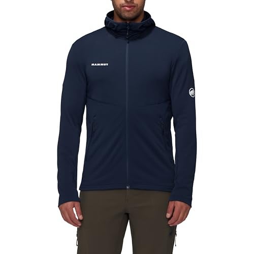 Mammut Men's Aconcagua Light ML Hooded Jacket, Marine, M - Image 1
