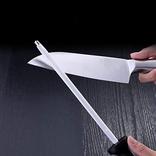 pepplo Diamond Honing Steel Professional Knife Sharpener Rod Kitchen Knife Sharpening Rod Carbide Multi-Sharpener(Pack of 1) - Image 3
