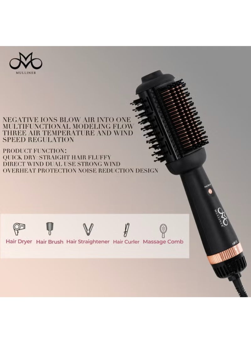 MULLINER Mulliner Ceramic Coated Hair Styling Blow Dry Brush ML-5014 - Image 4