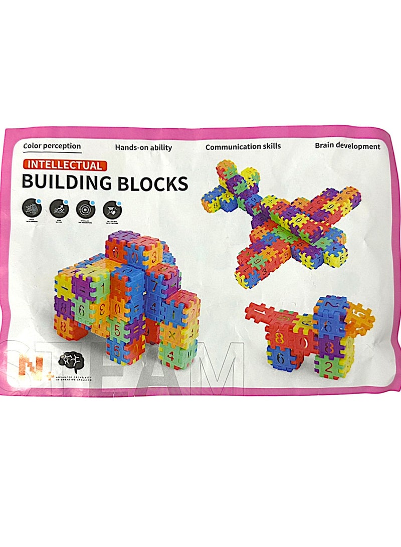 200 Pieces Color Building Blocks Set Educational STEM Building Toy, Creative Construction Block Toys Set Learning Playset Kit for Boys Girls, Child Brain Development Preschool Kindergarten Toy Age 3+ - Image 3