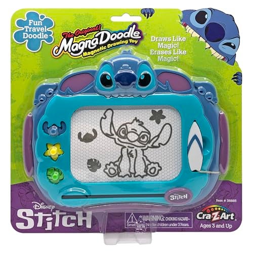 CrazArt Stitch Travel Magna Doodle Magnetic Drawing Board Lilo and Stitch Kids Toy Gift by CRAZArt - Image 1