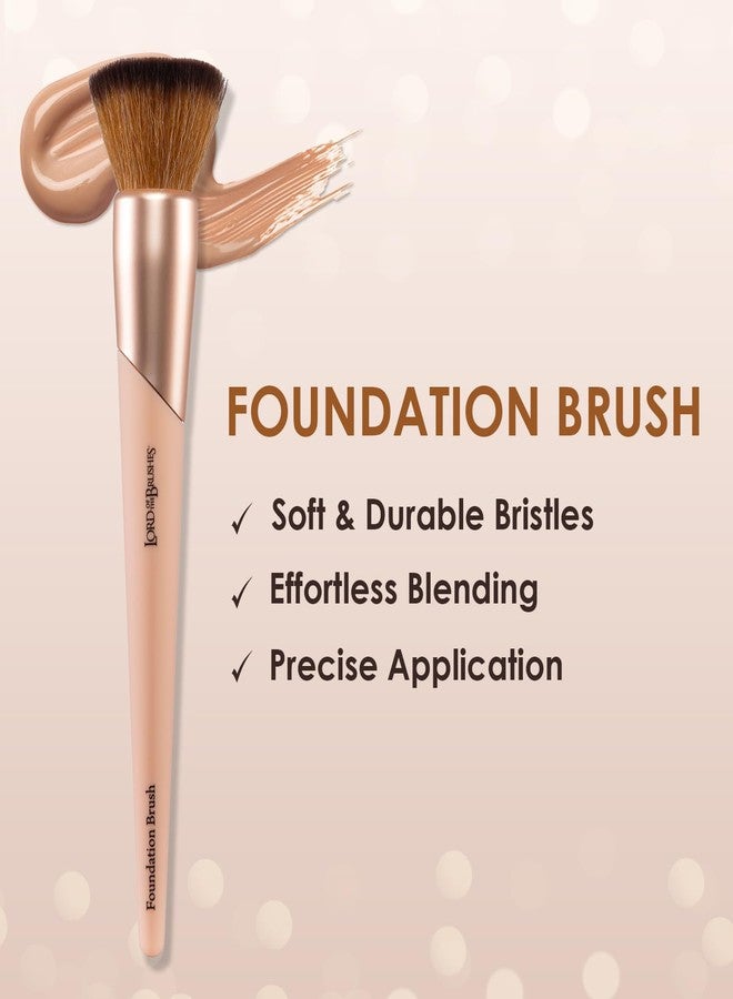 جلام 21 فرشاة كريم الأساس وفرشاة أحمر الخدود من Glam21 Lord Of The Brushes | شعيرات فائقة النعومة لدمج مثالي | لمسة نهائية طبيعية ناعمة | متينة وتدوم طويلاً | مقبض سهل التحكم | عبوة من قطعتين - Image 5