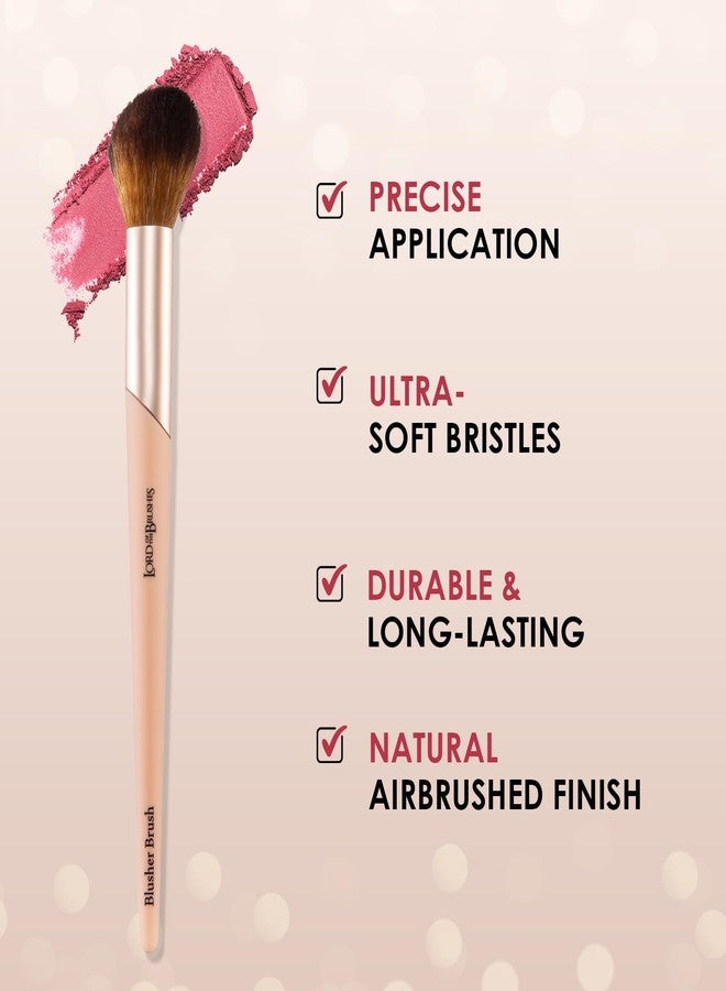 جلام 21 فرشاة كريم الأساس وفرشاة أحمر الخدود من Glam21 Lord Of The Brushes | شعيرات فائقة النعومة لدمج مثالي | لمسة نهائية طبيعية ناعمة | متينة وتدوم طويلاً | مقبض سهل التحكم | عبوة من قطعتين - Image 4