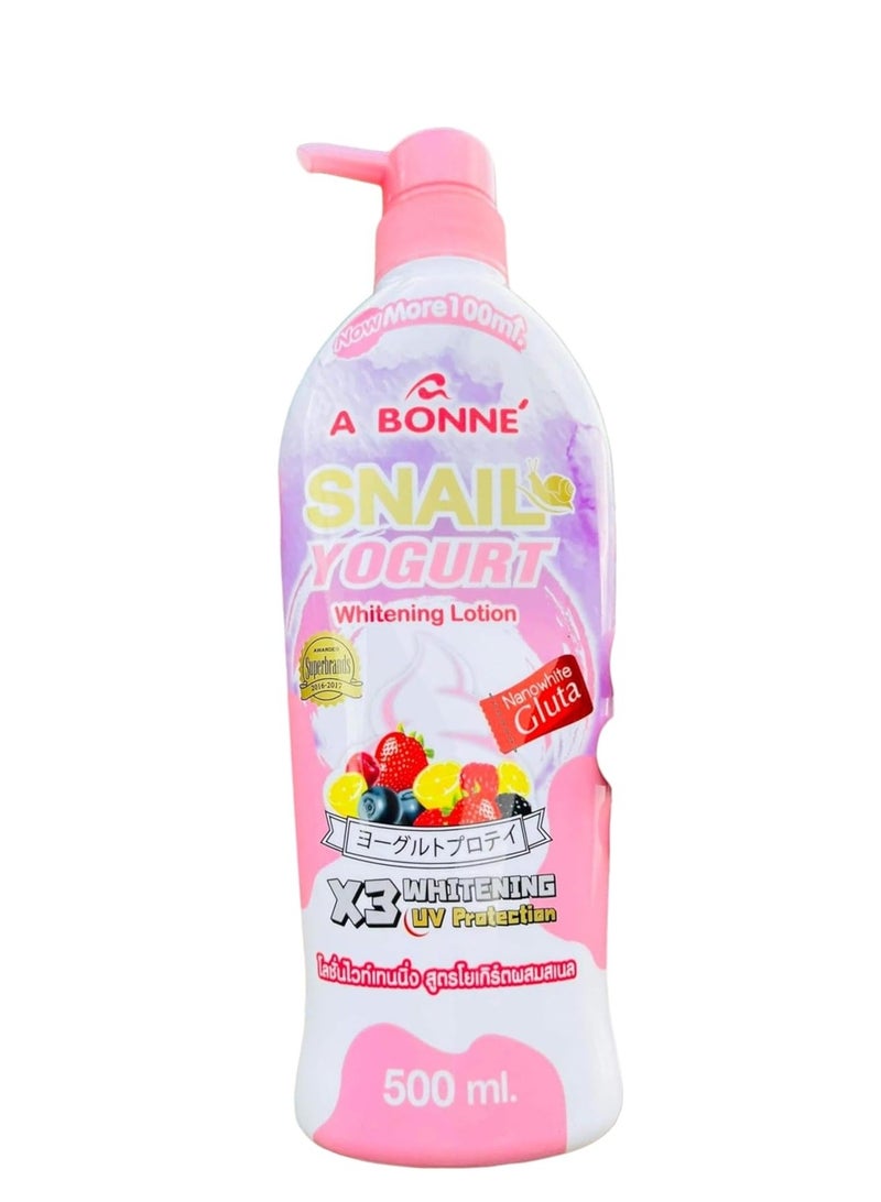 A BONNE Snail Yogurt Whitening Lotion 500 ml