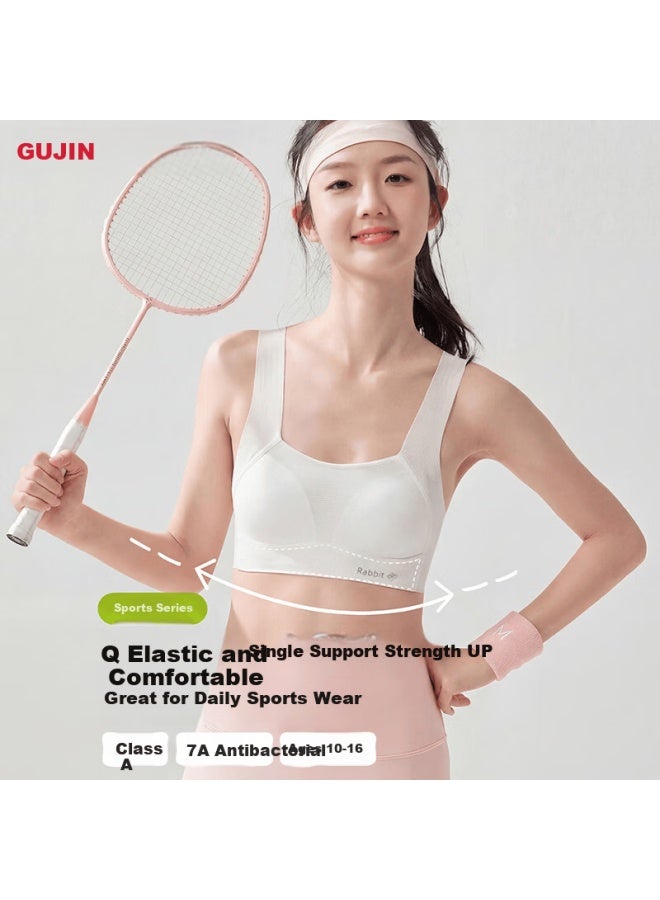 Gujin 2-pack Girls' Bras, Wire-free Vest Bras For Adolescents, Development Period, Age 13, High School Sports Underwear - Image 1