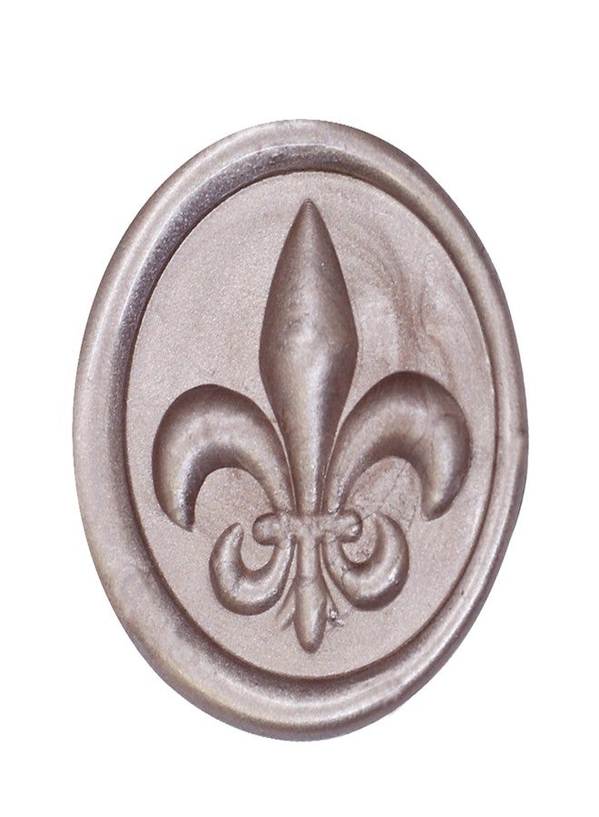 SWANGSA 3D Wax Seal Stamp Fleur De Lis, Vintage Flower Electroplated Bronze Handle Sealing Stamp for Wedding Party Invitations Gift Idea Decoration - Image 4