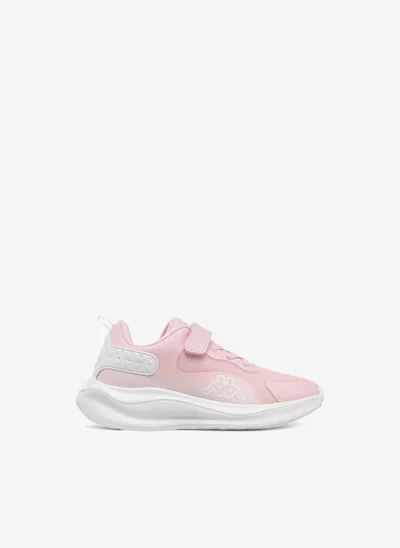 Kappa Girls' Panelled Sports Shoes with Hook and Loop Closure