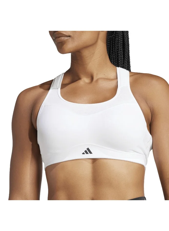 adidas حمالة صدر تدريب بيضاء مقاس