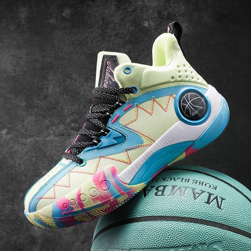 Wade 9 Gray Kids Basketball Shoes Men'S 2025 Practical Anti-Slip Wear-Resistant Luminous Sports Shoes Children'S Sneakers With Sound - Image 1