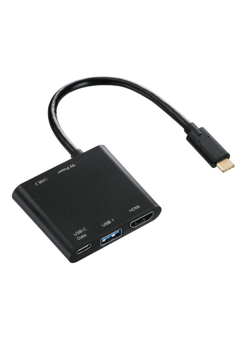 هاما 135729 4IN1 USB-C MULTIPORT ADAPTER  - Image 1