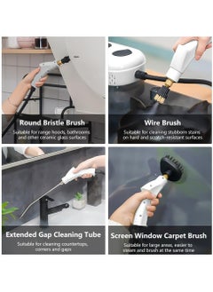 XiuWoo Professional Portable Multifunctional Electric Handheld Steam Cleaner, High Temperature Steamer, Steam Cleaning Machine 2500W,6 gears adjustable,3Bar high pressure, 10s spray 105° steam  - Image 3