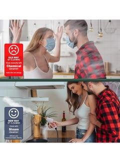 XiuWoo Professional Portable Multifunctional Electric Handheld Steam Cleaner, High Temperature Steamer, Steam Cleaning Machine 2500W,6 gears adjustable,3Bar high pressure, 10s spray 105° steam  - Image 5