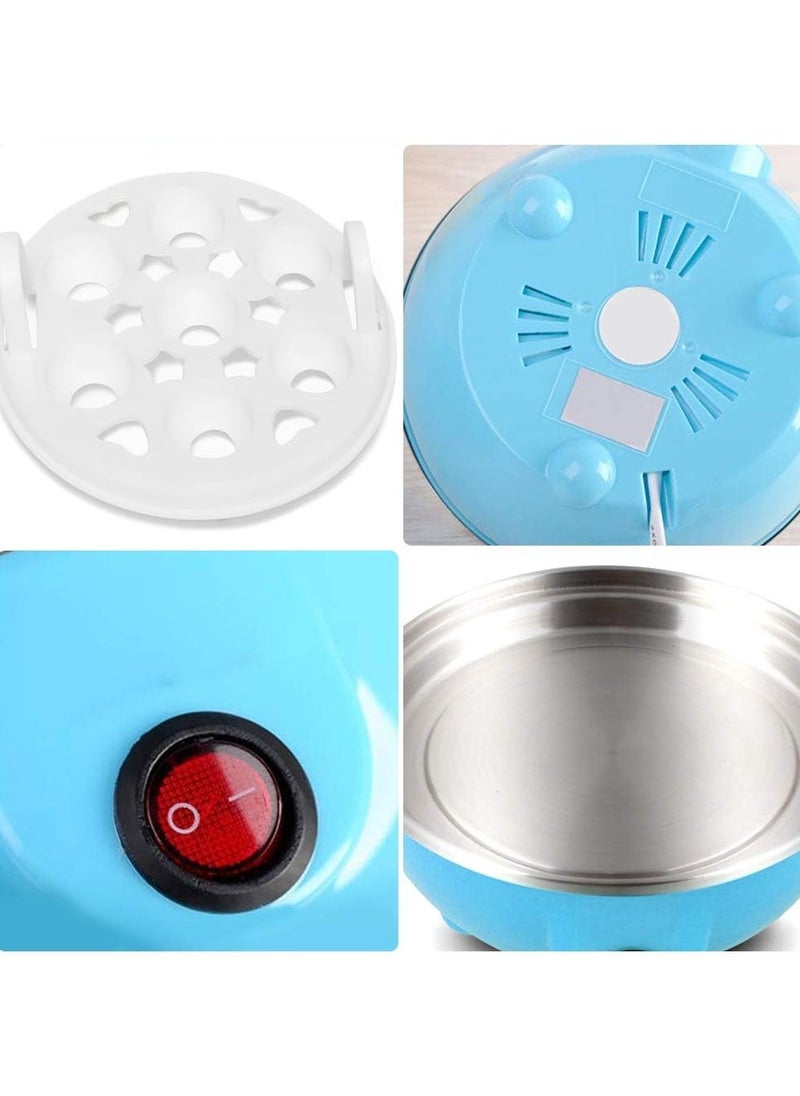 Themisto - THEMISTO Plastic 350 Watts Electric Egg Boiler-Blue, 14 Ounce(414 ml) - Image 1