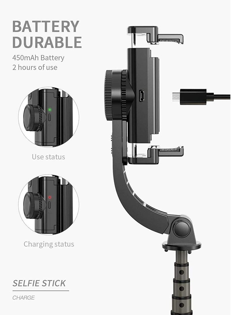 3-In-1 Phone Gimbal Stabilizer Black  - Image 5