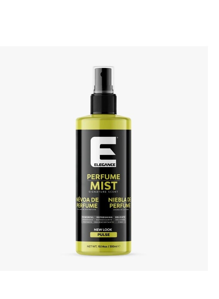 Elegance E Series Pulse Perfume Mist for Men - 300ml | Hydrating & Moisturizing Post-Shave Fragrance