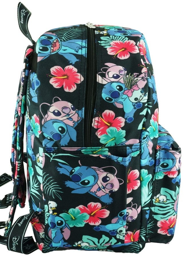 Wondapop Disney Lilo & Stitch 17 Inch Deluxe Backpack with Laptop Compartment (Black) - Image 3