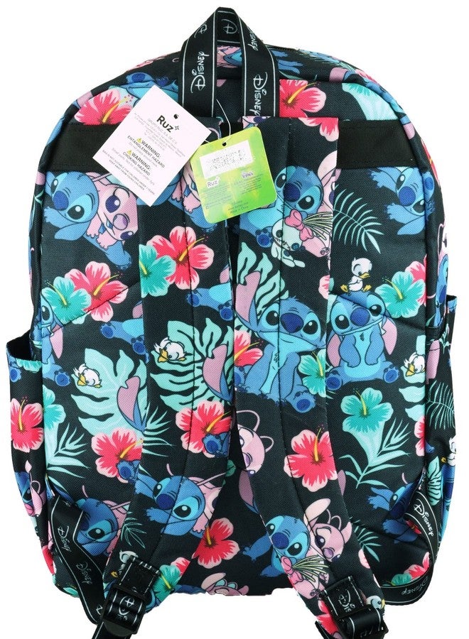 Wondapop Disney Lilo & Stitch 17 Inch Deluxe Backpack with Laptop Compartment (Black) - Image 5