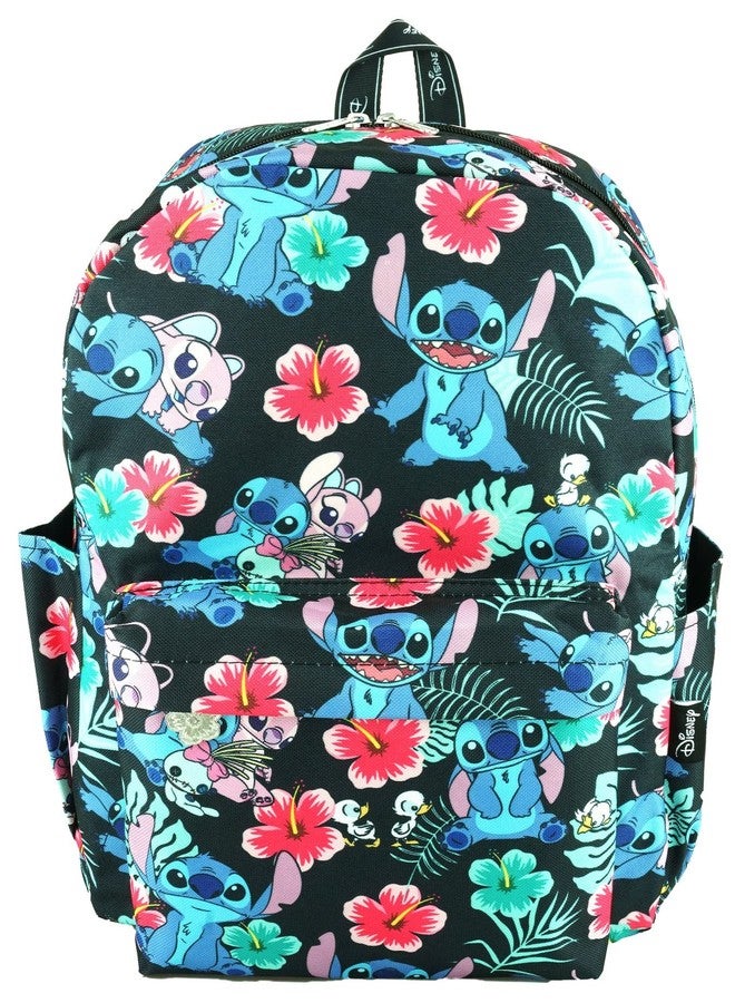 Wondapop Disney Lilo & Stitch 17 Inch Deluxe Backpack with Laptop Compartment (Black) - Image 1