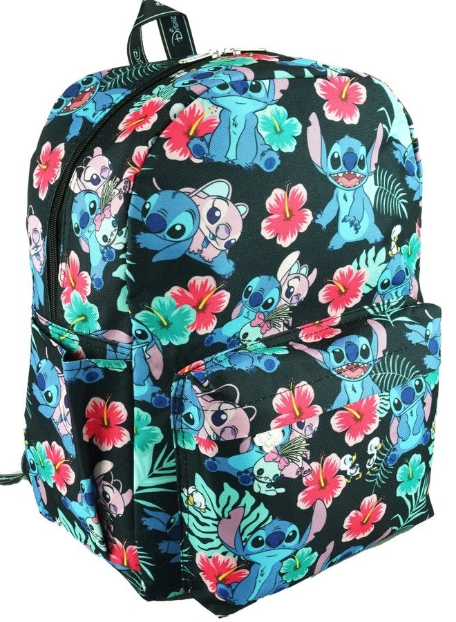 Wondapop Disney Lilo & Stitch 17 Inch Deluxe Backpack with Laptop Compartment (Black) - Image 2