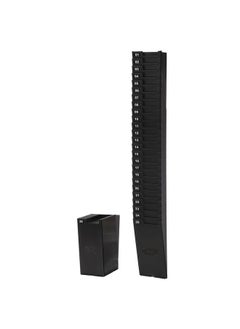Lathem Expanding Time Card Rack For 7 Inch Cards 25 Pockets Black Plastic Mounting Hardware (257Ex)  - Image 2