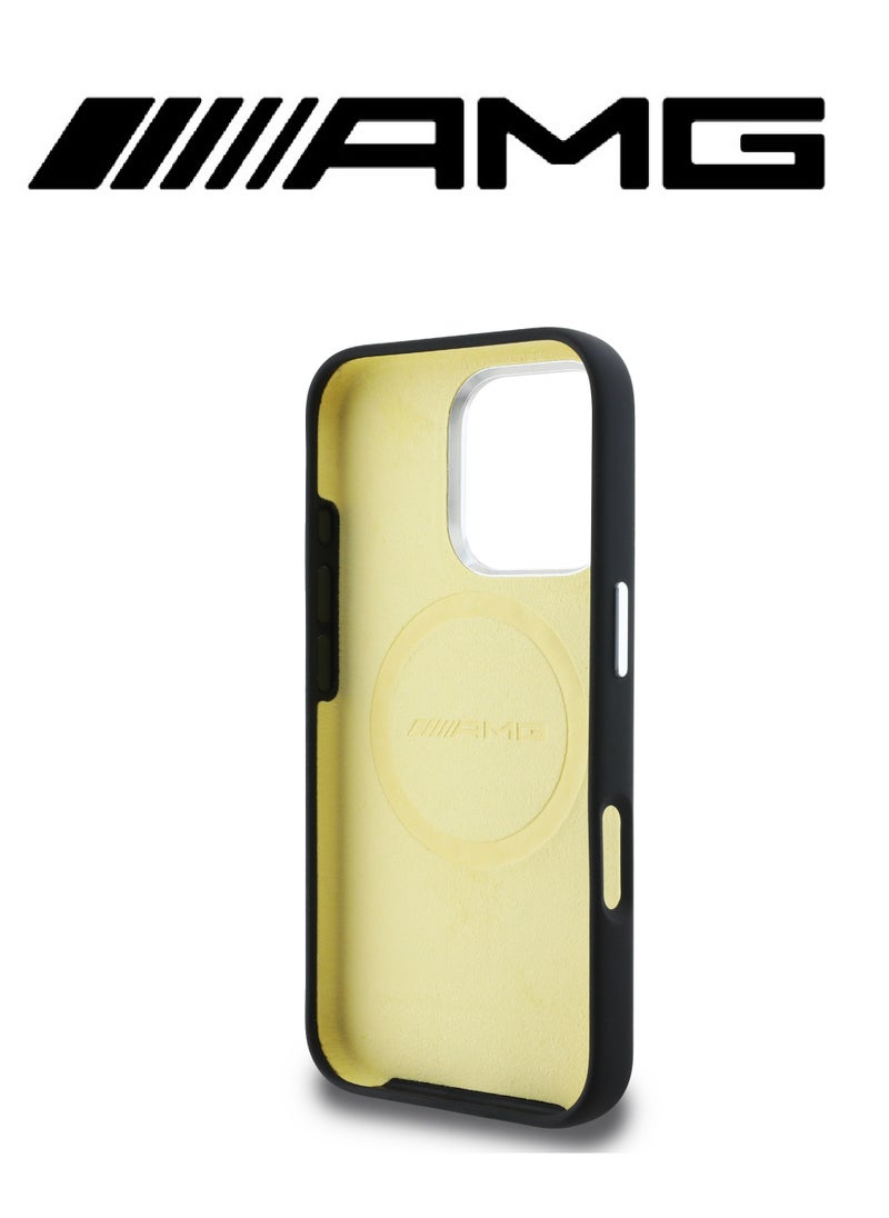 CG MOBILE - Back Case for iPhone 16 Pro Max, protective case supports Magsafe wireless charging, silicone case, French design and original certified global brand (AMG). From CG Mobile - Image 1